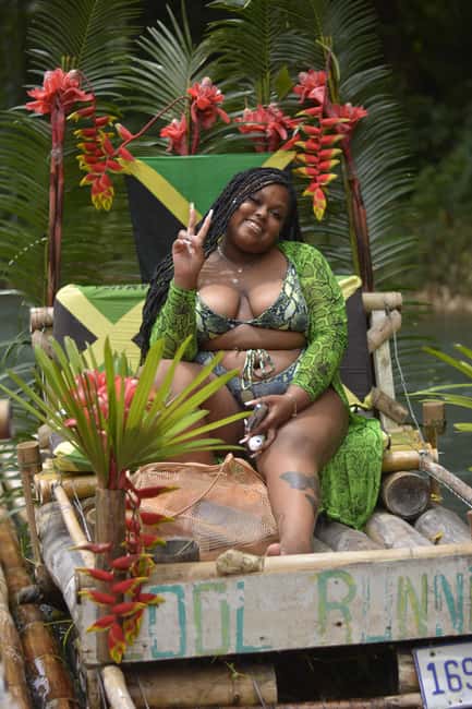 Montego Bay: River Rafting and Limestone Foot Massage - The rafting village and its handmade boat
