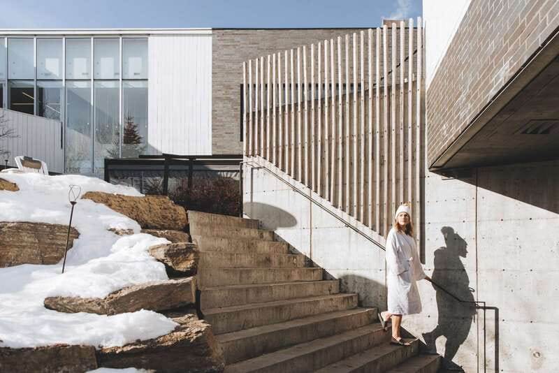 Montreal: Nordic Spa Thermal Experience - Arriving at Strøm Nordic Spa Nuns’ Island
