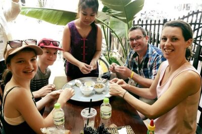 Morning food tour: 11 dishes, white rose making and foot massage