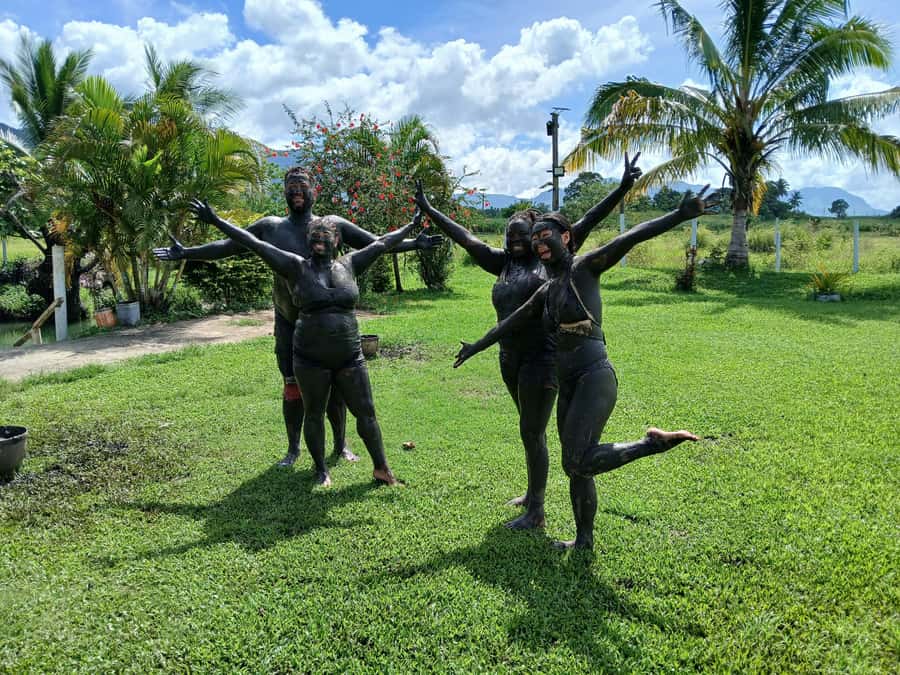 NADI-SABETO: Tifajek Hot Spring and Mudpool Natural Spa - The road from Nadi to Sabeto