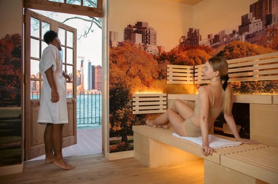 New York City: Entry Ticket to QC NY Spa on Governors Island - Finding your way through more than 40 wellness rooms