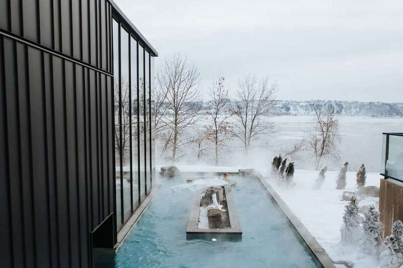 Old Quebec: Nordic Spa Thermal Experience - The winter experience is the main event