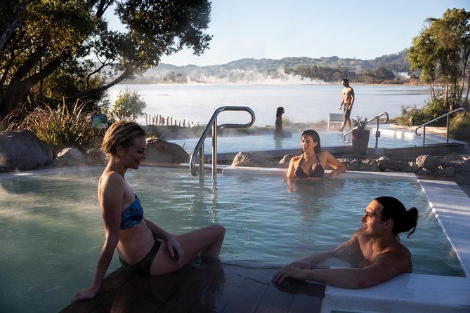 Polynesian Spa Rotorua: Pavilion (12+ yrs) Hot Pool Bathing - The lakefront pool is the scenic highlight