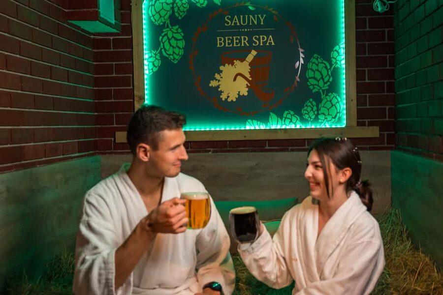Prague: Beer Spa Experience with Unlimited Beer and Sauna - Key points at a glance