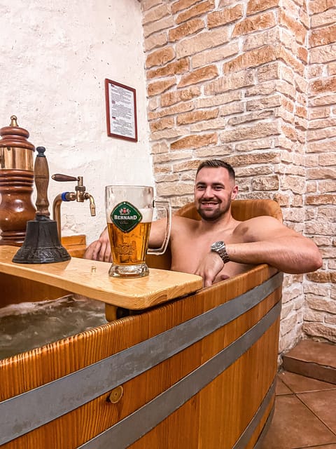 Prague: Ungelt Bernard Beer Spa with Beer & Optional Massage - The heated bed is more than a quick pause