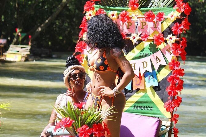 Private bamboo rafting and massage in Montego Bay - How entertaining is the guide?