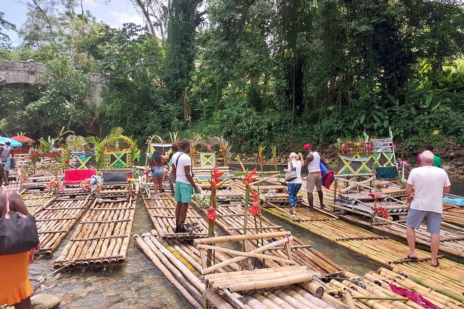 Private Bamboo River Raft with Limestone Massage in Montego Bay - Long Hill and rural Wiltshire