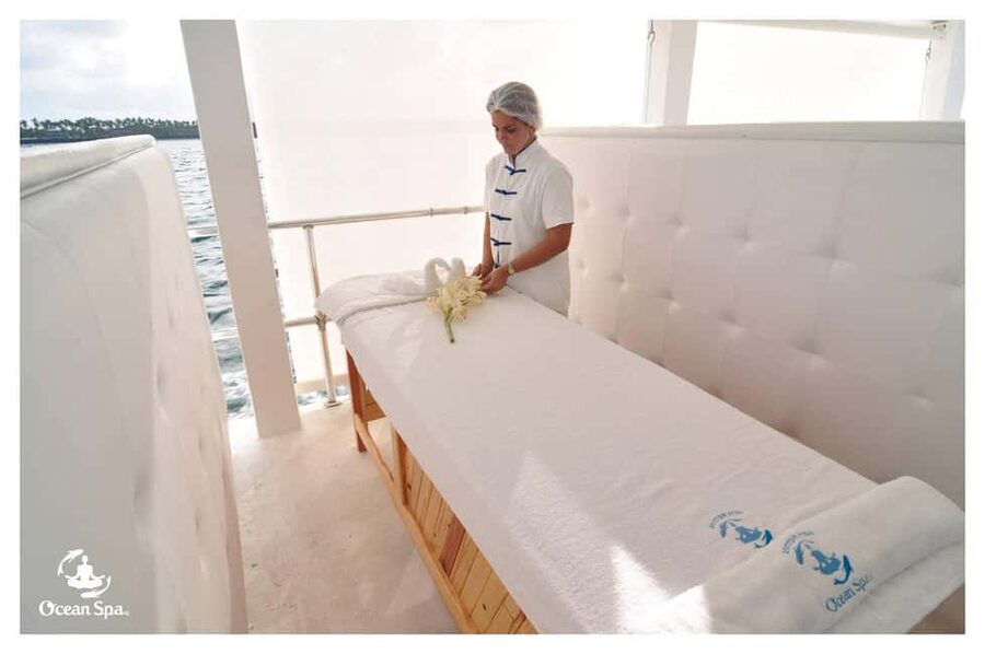 Punta Cana Floating Ocean Spa Experience with Massage & Yoga - Starting with the Doctor Fish