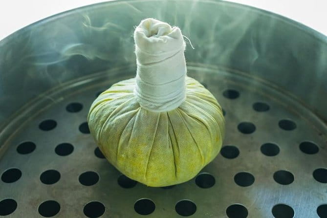 Rest And Relax Massage - Rejuvenate Thai Massage With Herbal Hot Compress - The herbal balls and their strong scent