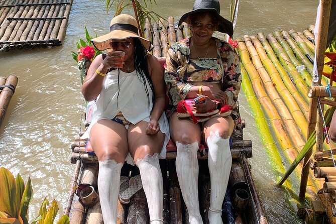 River Rafting with {Limestone Massage} & Ricks Cafe from Montego Bay - Lethe Estate: a slow ride on a hand-built bamboo raft