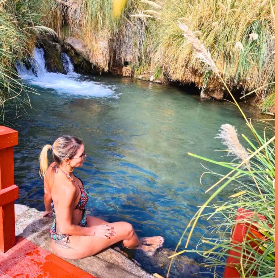 San Pedro de Atacama: Spa de Puritama - The half-hour ride south from San Pedro