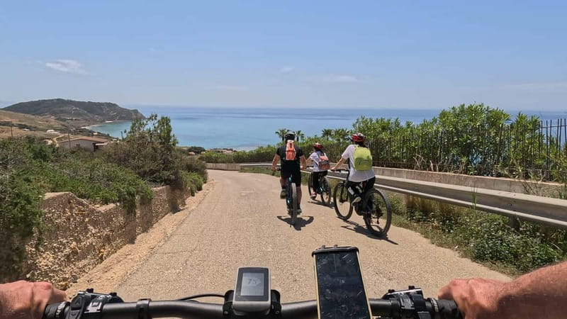 Scala Dei Turchi: E-BIKE TOUR Hidden Beaches, Sea, Relaxation [+SNORKELING ] - Why this coast works so well by e-bike