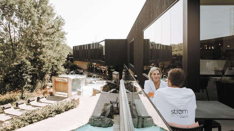 Sherbrooke: Nordic Spa Thermal Experience - Waterfalls, greenery, and the outdoor setting