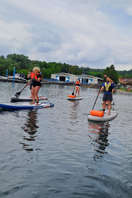 SUP tour on Lake Maggiore: wellness & mindfulness experience - Breathing exercises with the water around you