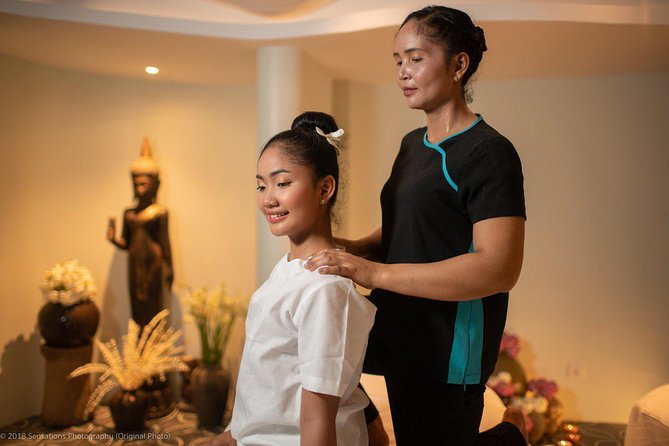 Traditional Khmer Massage is an extremely relaxing treatment that uses no oil. - Arriving at Samatha Spa on Street 278