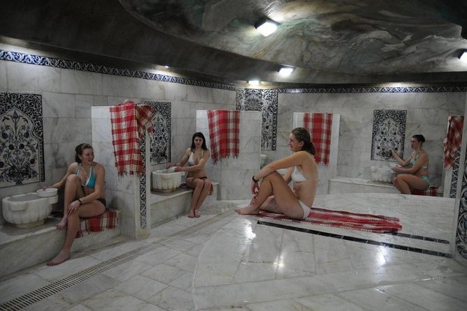 Turkish Bath Hamam Spa From Antalya/ Side /Kemer - Sauna first, then the heated marble