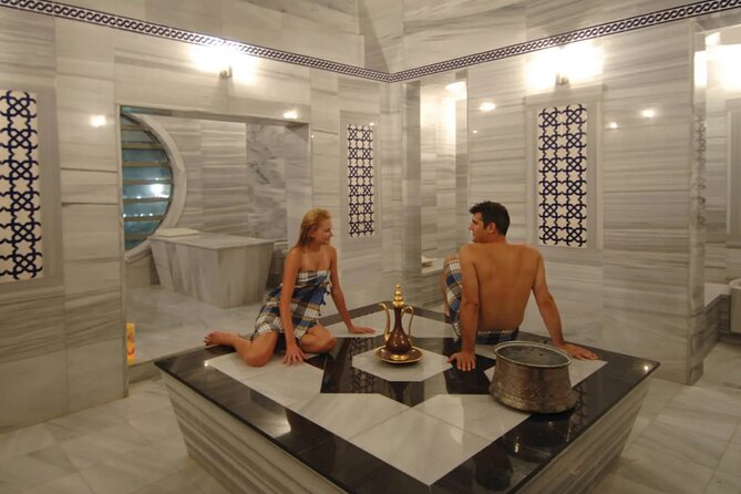 Turkish Bath in Side with Massage Experience and Spa - The Kese scrub and foam massage