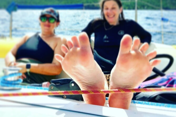 Two Hours of Sailing and Relaxation in the Bay of Saintes - Following Pain de Sucre through the bay