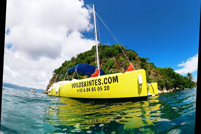 Two Hours of Sailing and Relaxation in the Bay of Saintes - Hoisting the sails and taking the helm