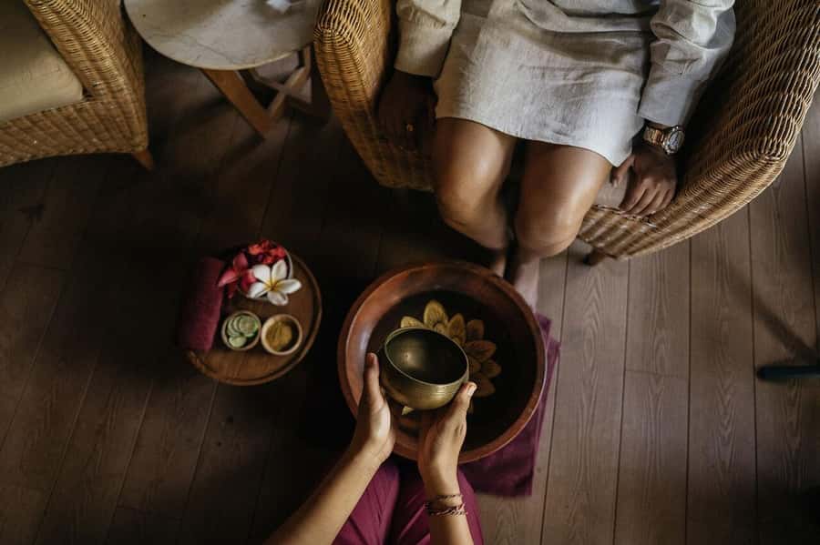Ubud: Riverfront Massage & Flower Bath at Ayusha Wellness - The stairs are a real practical detail