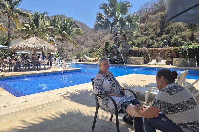 Volcanic Hot Springs, Foot Massage, Tequila & Mex BBQ - A natural hot spring, not a temperature-controlled spa
