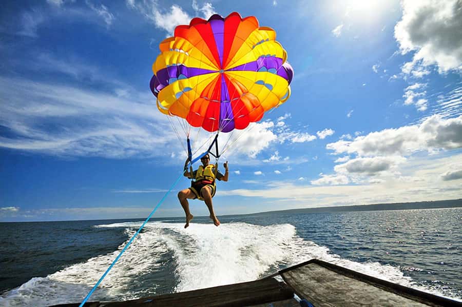 Watersport Bali: Banana Boat, Parasailing, JetSki + Spa Bali - Three Water Rides on Bali’s Southern Coast