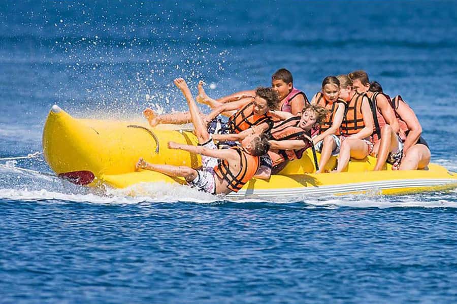 Watersport Bali: Banana Boat, Parasailing, JetSki + Spa Bali - Banana Boat Fun That Works Best With Friends
